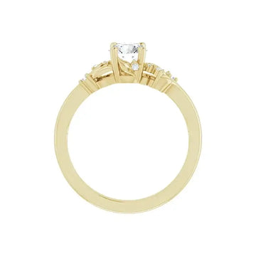 ELOISE 14K Yellow Gold Round Lab Grown Diamond Engagement Ring - Larson Jewelers