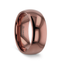 COFFEE Traditional Domed Espresso Tungsten Carbide Wedding Ring - 8mm