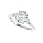 BUTTERCUP Silver Oval Lab Grown Diamond Engagement Ring