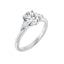 BUTTERCUP Silver Oval Lab Grown Diamond Engagement Ring