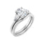 BUTTERCUP Silver Oval Lab Grown Diamond Engagement Ring