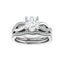 TALA 18K White Gold Round Lab Grown Diamond Engagement Ring