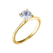 FIONA Lab Diamond Engagement Ring in 18K Yellow Gold