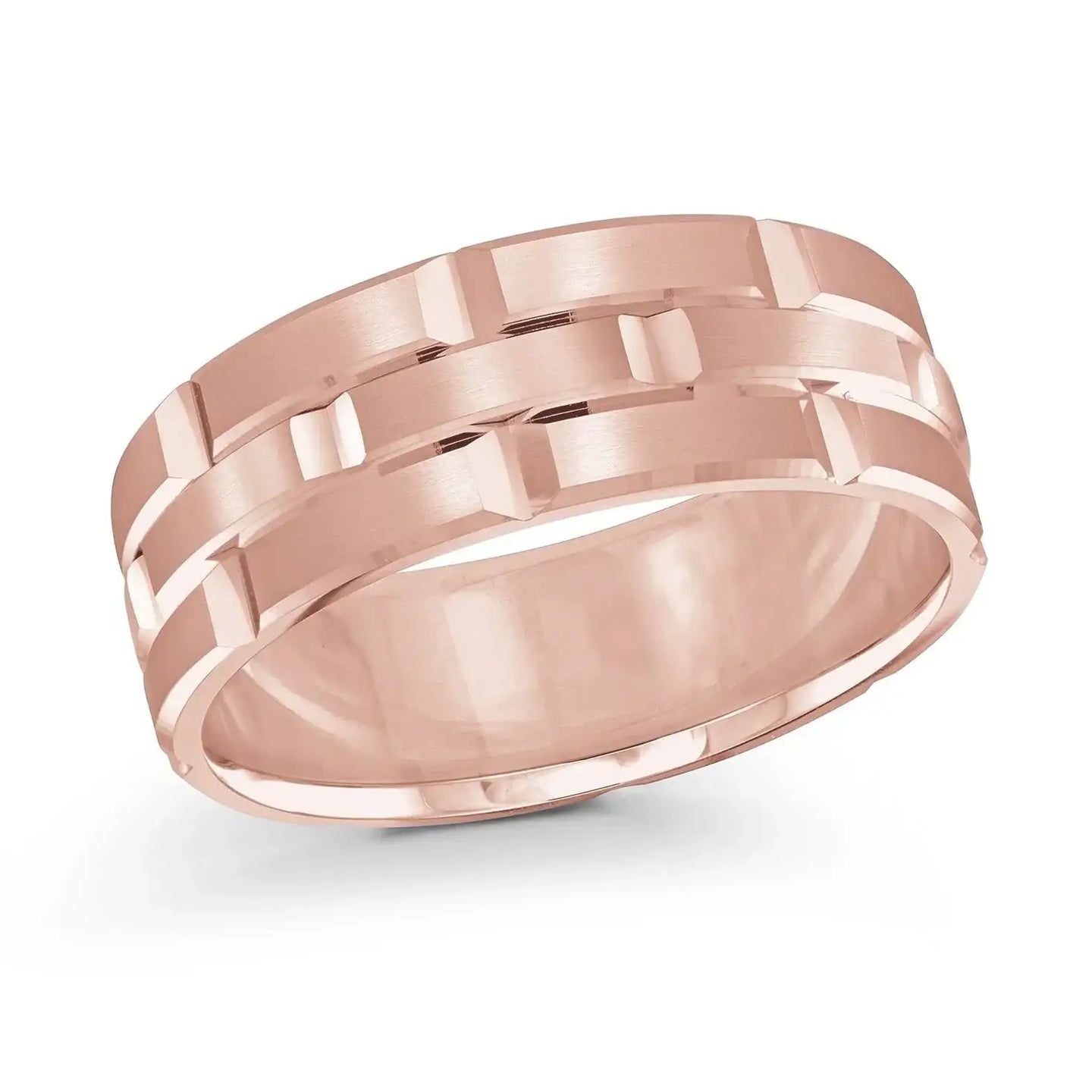 14K Rose Gold Ring from the Executif Collection by Malo