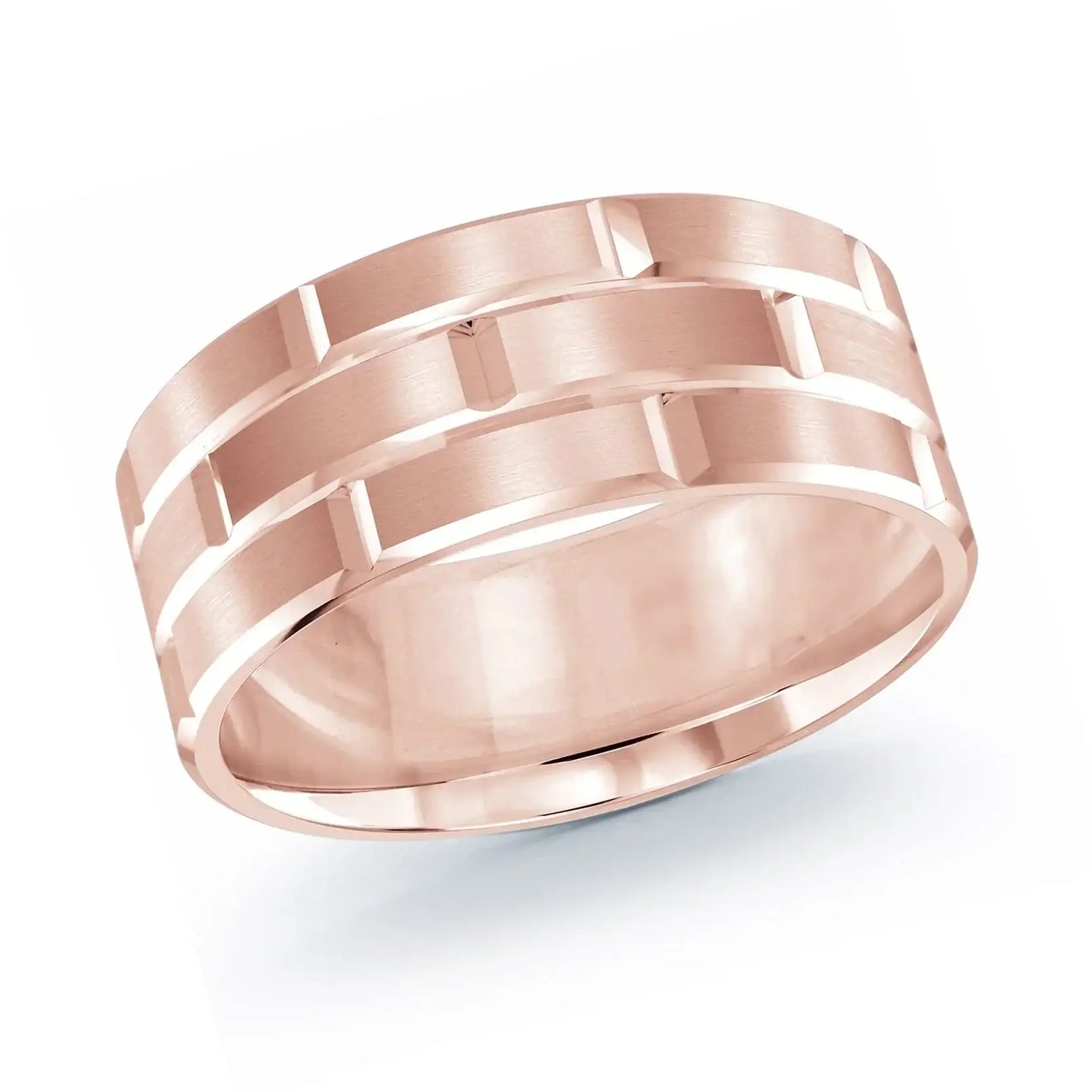 14K Rose Gold Ring from the Executif Collection by Malo
