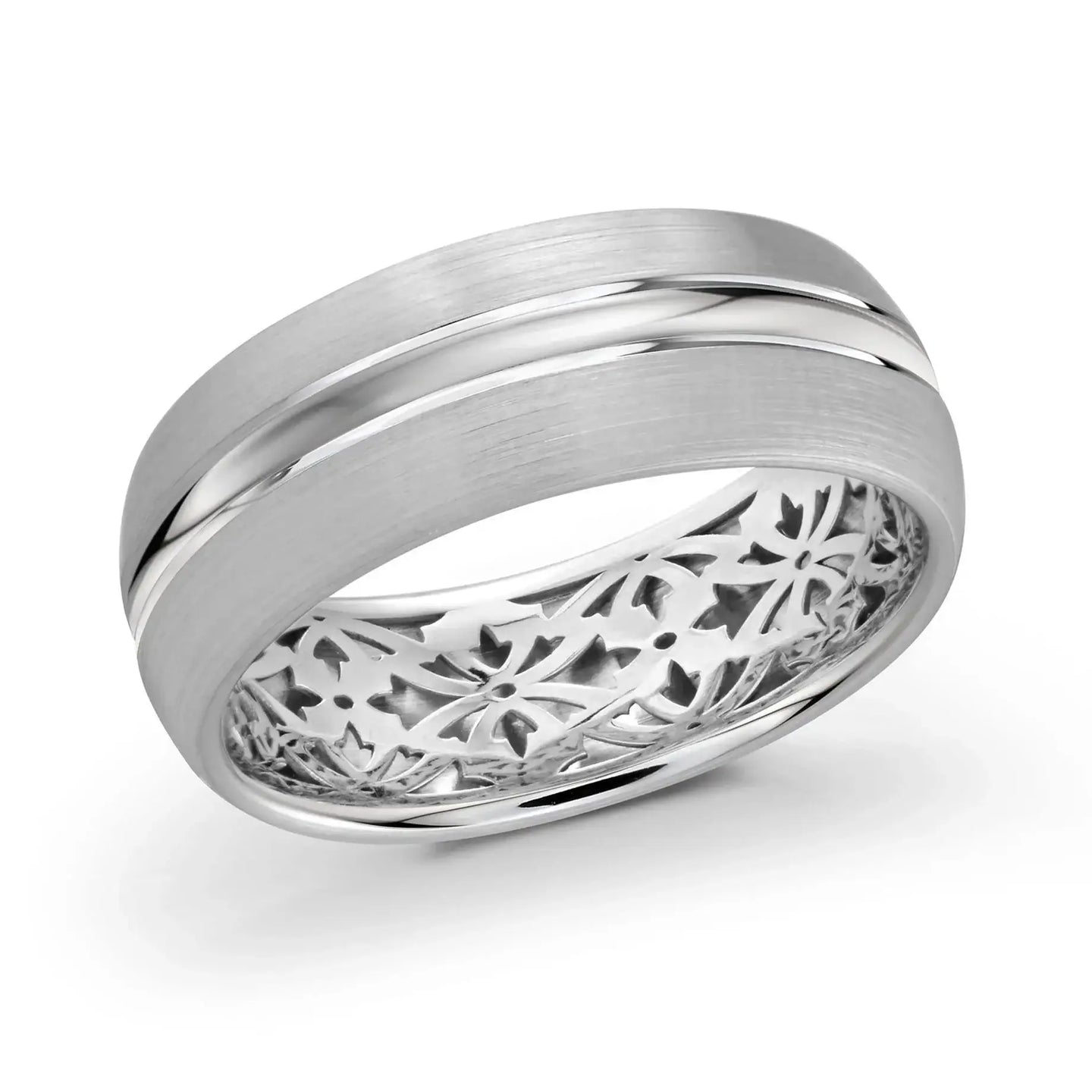 14K White Gold Ring from the Precision Collection by Malo