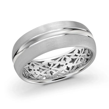 14K White Gold Ring from the Precision Collection by Malo