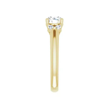 GILDA 14K Yellow Round Engagement Ring - Larson Jewelers