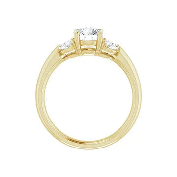 GILDA 14K Yellow Round Engagement Ring - Larson Jewelers