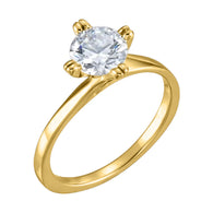 GWENDOLYN Lab Diamond Engagement Ring in 14K Yellow Gold