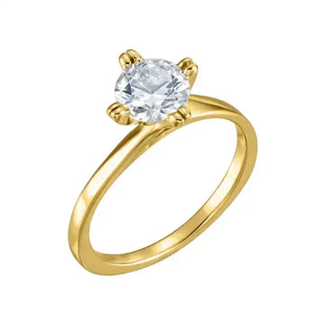 GWENDOLYN Lab Diamond Engagement Ring in 14K Yellow Gold - Larson Jewelers