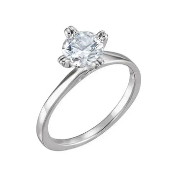GWENDOLYN Lab Diamond Engagement Ring in Silver - Larson Jewelers
