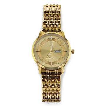 CAIRO Gold Dial with Gold Band Watch