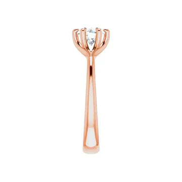 HONORA Lab Diamond Engagement Ring in 14K Rose Gold - Larson Jewelers