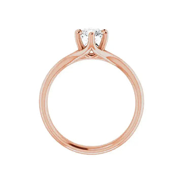 HONORA Lab Diamond Engagement Ring in 14K Rose Gold - Larson Jewelers