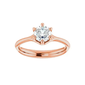 HONORA Lab Diamond Engagement Ring in 14K Rose Gold - Larson Jewelers
