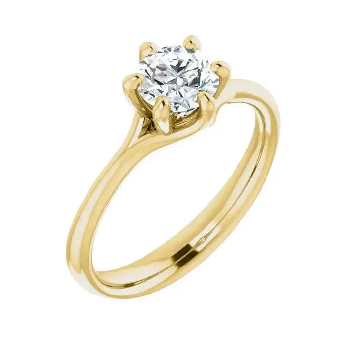 HONORA Lab Diamond Engagement Ring in 18K Yellow Gold - Larson Jewelers