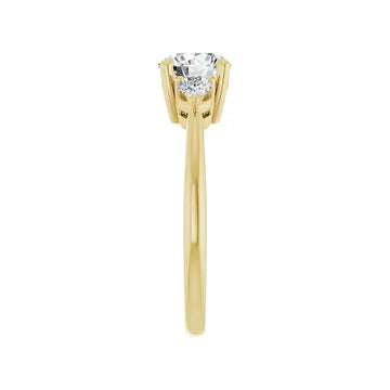IDALIA 14K Yellow Gold Round Lab Grown Diamond Engagement Ring - Larson Jewelers