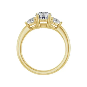 IDALIA 14K Yellow Gold Round Lab Grown Diamond Engagement Ring - Larson Jewelers