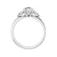BUTTERCUP 18K White Gold Oval Lab Grown Diamond Engagement Ring