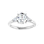 BUTTERCUP 18K White Gold Oval Lab Grown Diamond Engagement Ring