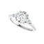 BUTTERCUP 18K White Gold Oval Lab Grown Diamond Engagement Ring
