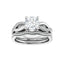 TALA 14K White Gold Round Lab Grown Diamond Engagement Ring