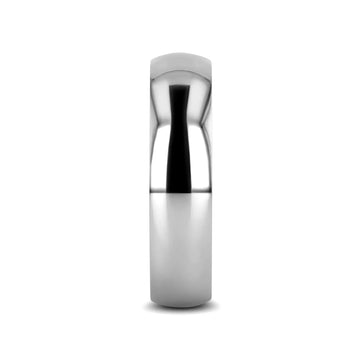KOBOLD Domed Cobalt Chrome Comfort Fit Ring, Polished Finish — 4mm, 6mm, 8mm - Larson Jewelers