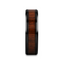 KONY Black Titanium Polished Beveled Edges Black Walnut Wood Inlaid Men’s Wedding Ring - 6mm & 8mm