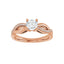 TALA 14K Rose Gold Round Lab Grown Diamond Engagement Ring