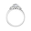 BUTTERCUP 14K White Gold Oval Lab Grown Diamond Engagement Ring