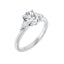 BUTTERCUP 14K White Gold Oval Lab Grown Diamond Engagement Ring