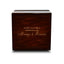 Custom Engraved Light up Engraved Chocolate Dark Wood Personalized Wooden Wedding Ring Box