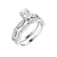 SOLANA Platinum Oval Lab Grown Diamond Engagement Ring