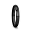 LANDON Domed Polish Finished Black Ceramic Ring - 2mm - 12mm