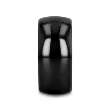 LANDON Domed Polish Finished Black Ceramic Ring - 2mm - 12mm - Larson Jewelers