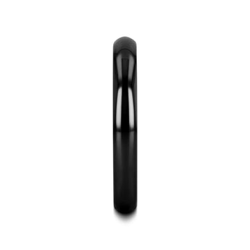 LANDON Domed Polish Finished Black Ceramic Ring - 2mm - 12mm - Larson Jewelers