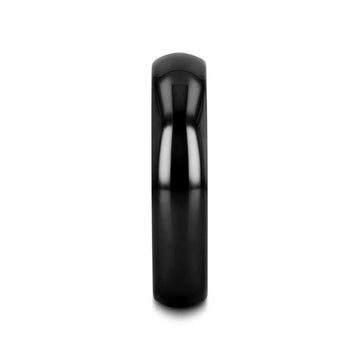 LANDON Domed Polish Finished Black Ceramic Ring - 2mm - 12mm - Larson Jewelers