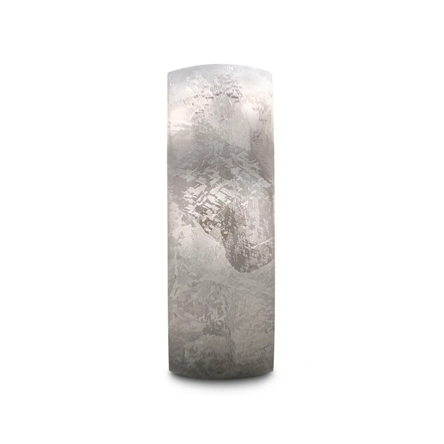 MAGELLANIC Domed Titanium Ring with Meteorite Pattern – 8mm - Larson Jewelers