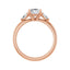 BUTTERCUP 18K Rose Gold Oval Lab Grown Diamond Engagement Ring