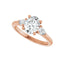 BUTTERCUP 18K Rose Gold Oval Lab Grown Diamond Engagement Ring
