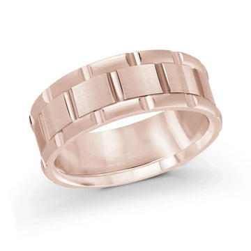 14K Rose Gold Ring from the Executif Collection by Malo