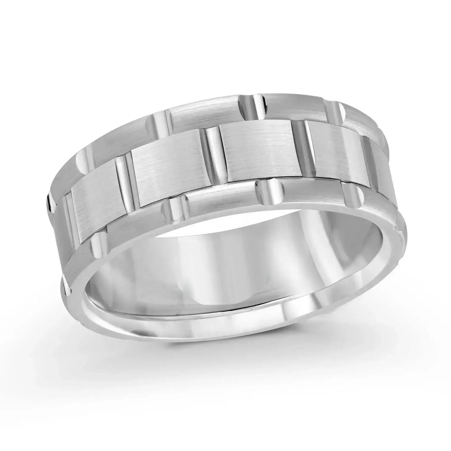 14K White Gold Ring from the Executif Collection by Malo