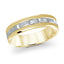 14K Yellow Gold with 14K White Gold Ring from the Executif Collection by Malo