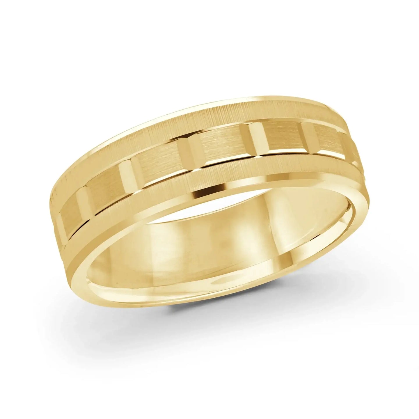 14K Yellow Gold Ring from the Executif Collection by Malo