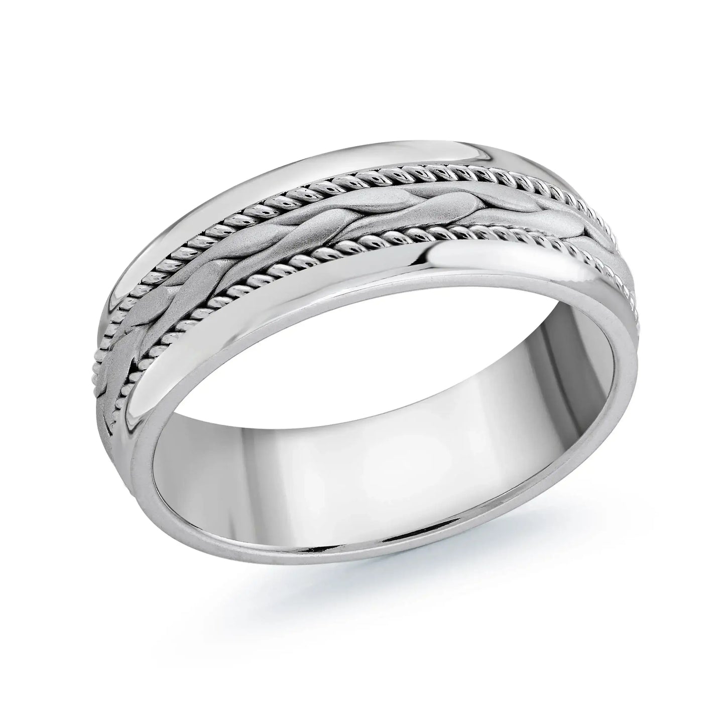 14K White Gold Ring from the Prestige Collection by Malo
