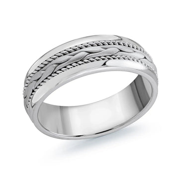 14K White Gold Ring from the Prestige Collection by Malo