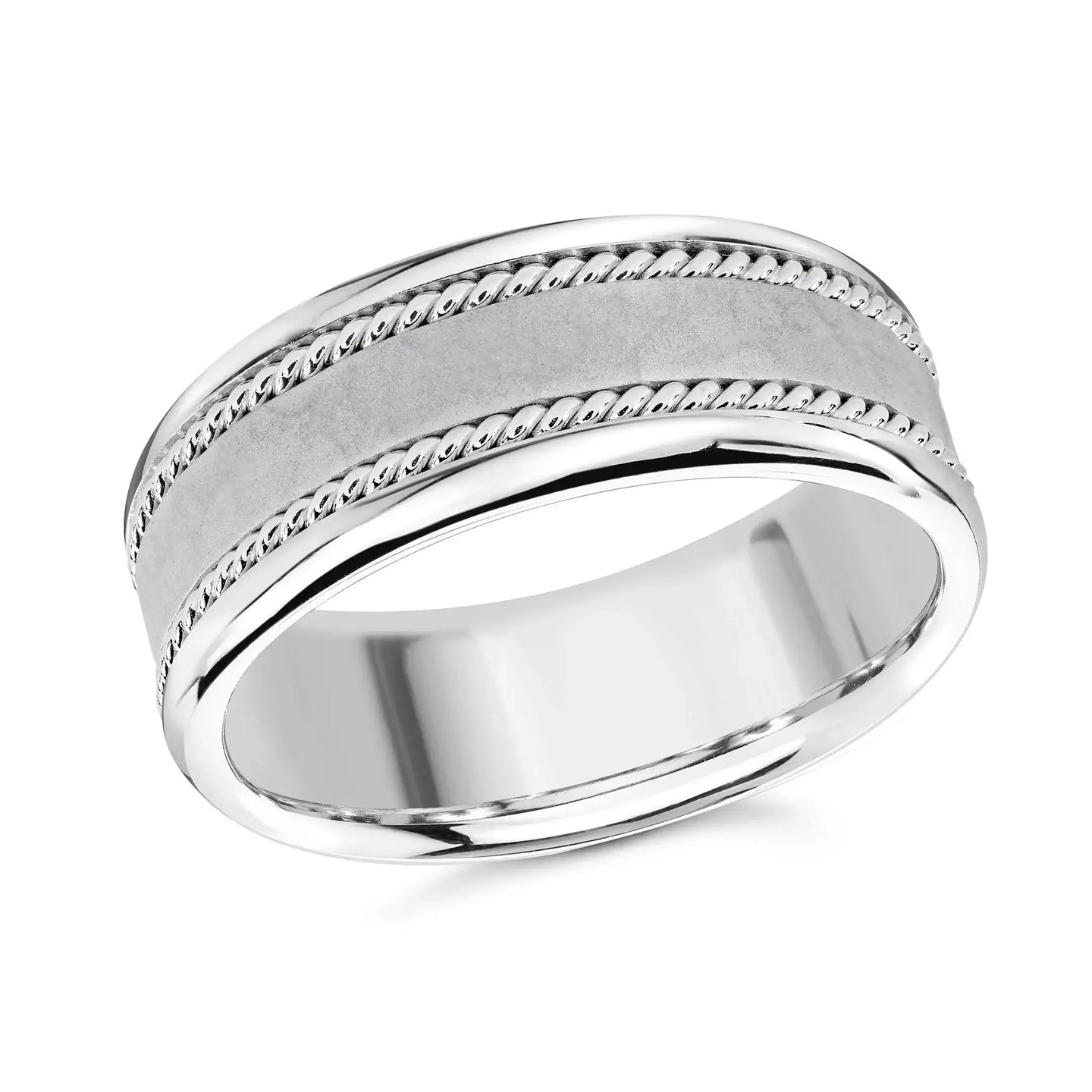 14K White Gold Ring from the Prestige Collection by Malo