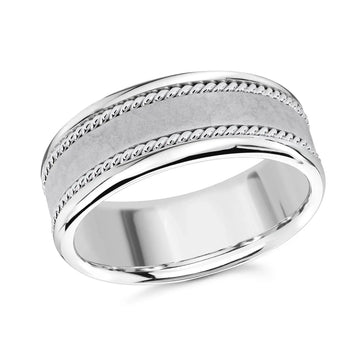 14K White Gold Ring from the Prestige Collection by Malo