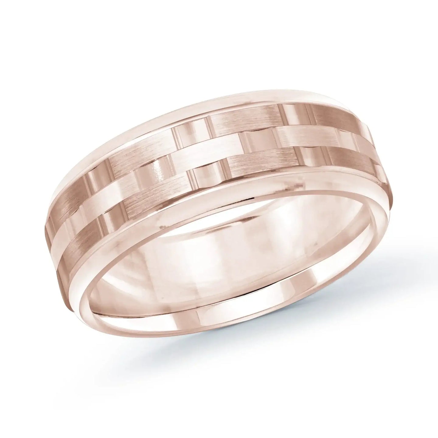14K Rose Gold Ring from the Executif Collection by Malo